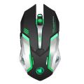 AZZOR Rechargeable Wireless Mouse Mute Butto Gaming Mice 2400 DPI 2.4G FPS Gamer Lithium Battery Build-in For PC Laptop Computer. 