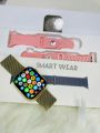 Apple Logo Smart Watch - Series 9 Smart Watch - With Magnetic Chain-3 Straps - Premium Quality Apple Logo Smart Watch With Big Display - Same Like Original Box. 