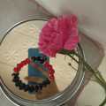Red and black jewellery. 