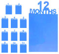 Monthly Photo Banner 1st Birthday Baby Photo Banner for 1 to 12 Months Celebration Bunting Decor Quality Thickened Card Paper Birthday Party Celebration Decor. 