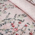 Palm Paradise Cotton Printed Bedsheet Set. 
