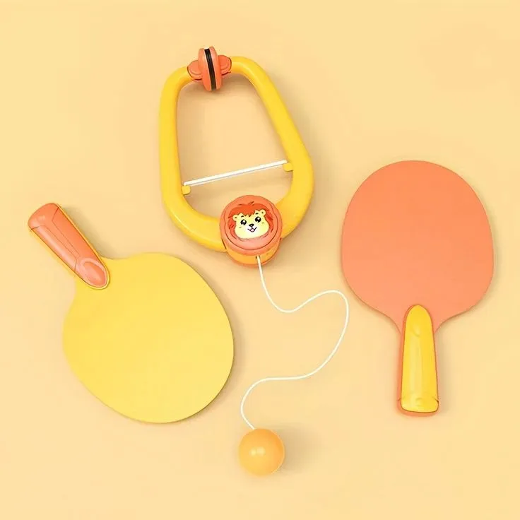 thumbnail image 2 of Door Ping Pong Game For Kids Door Pong Game Over The Door Adjustable Doorway Game Pingpong Trainer Door Jam Pingpong Kit Door Frame Hanging Table Tennis Trainer Portable Set Kids And Pink 2 of 9