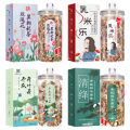 Chrysanthemum Medlar Cassia Seed Tea Burdock Root Honeysuckle Osmanthus Group Boxed Triangle Bag Bagged Tea. 