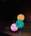 One ball string light indoor decoration yarn globe Multicolor Large Suspension lamp rattan ceiling light Round hanging. 