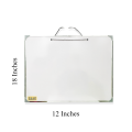 EASE White Board & Black Board ( 2 in 1 ) 12 x 18 inches, with hanging thread.. 
