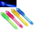 Invisible Ink Pen Creative Magic LED Highlighter Pen 2 In 1 UV Black Light. 