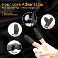 Gaming Finger Sleeves Pack of 1-5 Pairs Breathable Anti-Sweat Touch Screen-Friendly for Mobile & Tablet. 