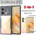 Infinix Zero 30 5G Phone Case Shockproof for Infinix Zero 5G 2023 2in1 Casing Soft Cover and Screen Protector. 