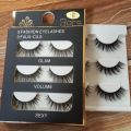 3D Eyelashes High Quality for Beauty Makeup 3 Pair. 