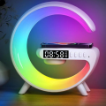 G63 Bluetooth Speaker Atmosphere Light Wireless Charger Bedside Music Wake-Up Light Bluetooth Sound Multiple Light Modes. 