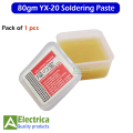 2 pcs YX-20 Soldering Paste 80gm Yellow Soldering Wire Welding Flux Paste Circuit Grease 80gram Soldering Welding Repairing by Electrica. 