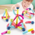 36 PCS Magnetic Building Blocks Set Early Learning Magnetic Sticks Balls Assembling Game. 