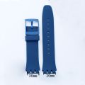 Watch Accessories for Swatch Soft Silicone Strap Buckle 17mm19mm Rubber Band Men's and Women's Sports Bracelet. 