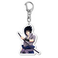 Cartoon Anime Naruto Acrylic Keychain Charms Accessories Uchiha Sasuke Itachi Figure Key Holder Chain Toys for Children Gift. 