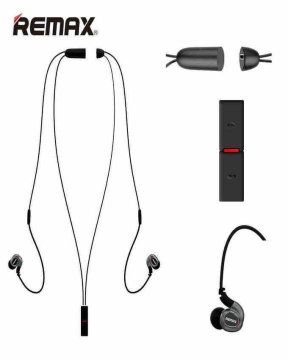 Original Remax S8 Neckband Sport Earphones Bluetooth Stylish Handsfree