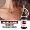 EELHOE Temporary Tattoo Liquid Waterproof Body Art Painting Long Lasting Painless Tattoo Sticker Juice Tattoo Set. 