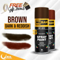 BROWN Spray Paint Mission Brown & Anti Rust Brown, MUBAH Spray Paint (Imported). 