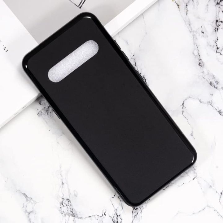Near Mart LG V60 ThinQ 5G Case Cover LG V60 6.8" Silicone Soft Tpu Back Cover Phone Cases For LG V60 ThinQ 5G Black Cover