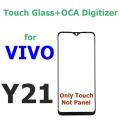 Vivo Y21 OCA + Touch Glass Digitizer Replacement (Only Touch Glass Not Panel). 