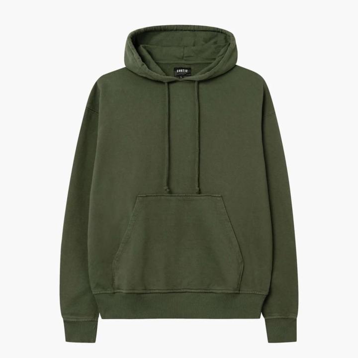 Olive Green Hoodie Sweatshirt Casual Clothes Trendy Fashion Skateboards Fleece Warm Thick Hoodies Hip Hop for Both