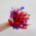 Women Natural Fur Feather Cuffs Cuffs With Feathers Feather Cuff Snap Bracelet Sleeves Wrist Arm Removable Shirt. 