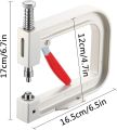 Pearl Setting Machine and Hand Press Pearl Setting Tools, Beads Rivet Fixing Machine with Pearl Beads Screw Heads Tweezers Wrench for DIY Crafts Accessories & (Free 5 size tools ). 