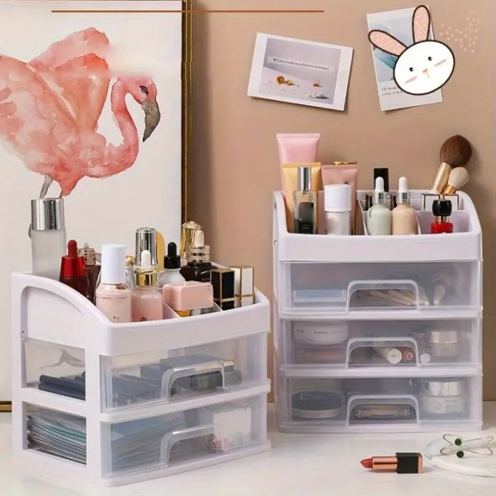 Makeup%20%7C%20Jewelry%20Storage%20Holder%20Box%20with%201/2%20Big%20Drawer%20Layers,%20Transparent%20Design,%20Large%20Number%20of%20Items,%20Ideal%20for%20Displaying%20in%20the%20Organizer%20Or%20on%20a%20Dressing%20Table,%20Perfect%20for%20Organizing%20makeup%20on%20a%20Beauty%20Parlour%20Desktop%20-%20Image%207