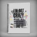 Graphic Designer Spiral Notebook - 7351. 