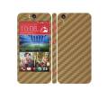 HTC Desire Eye en Carbon Fiber Texture Mobile Skin - Gold. 