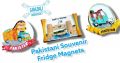 Fridge Magnets . Pakistani Monuments . Set Of 3 . Pakistani Souvenirs .Handmade. 