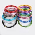 1.0/1.5/2.0/2.5mm Multicolor Aluminum Wire 18 Gauge Beading Craft Wire about 3-10meter. 