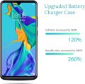 Huawei P30 Battery Case, 5000mAh Charging Case Extended Battery for Huawei P30 Rechargeable External Battery Pack Portable Charger Case Power Case with Stand [ONLY FOR P30]. 