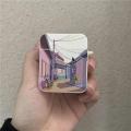 INS Korean Anime Sunset Scenery Print Earphone Case For Airpods 1 2 3 Pro Wireless Headphone Cover For Air Pods Pro2 Accessories. 
