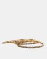 1k Gold Plated Daimonties Bangles. 
