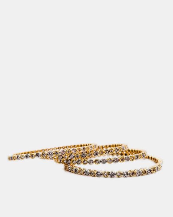 1k Gold Plated Daimonties Bangles