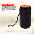 Rechargeable Bluetooth Speaker Colorful Flame RGB Lights - Wireless Mini Speaker Bluetooth Woofer - Portable Speaker With Big Sound - High Bass Woofer For Home , Mobile , PC, Computer & Laptop - Support SD Card , USB , FM Radio. 