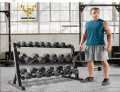 Gym Equipment Hex Dumbbell Racks (ambala fitness). 