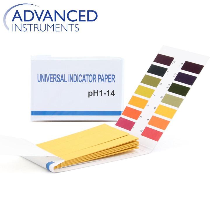 Advanced 1 pcs PH 80 Test Strips PH Meters Indicator Test Strips 1-14 Paper Litmus Tester Brand New Measurement & Analysis Instruments Laboratory PH Test Paper