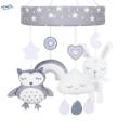 Crib Mobile Newborn Rattles Mobile Hanging for Kids , Owl, 32x22x4cm. 