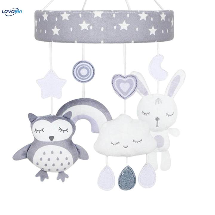 Crib Mobile Newborn Rattles Mobile Hanging for Kids , Owl, 32x22x4cm