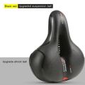 Mountain Bikes Saddle hickened Soft Comfortable Breathable Hollow Cycling Seat. 
