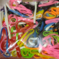 Fancy Stylish Colorful Hair Rubber Band Pony for Girls and Women - Random Multi Color- Art# SS-RB-Pony-FWAH-0008. 