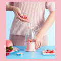 Original Portable Electric Bottle Juicer for Shakes - Mini Fast Portable Juicer Blender USB Rechargeable - Multifunctional Juice Maker Machine with Six Blades for Blending. 