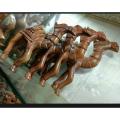 Camel Sets 4 Pics Wooden Handicrafts Carving. 