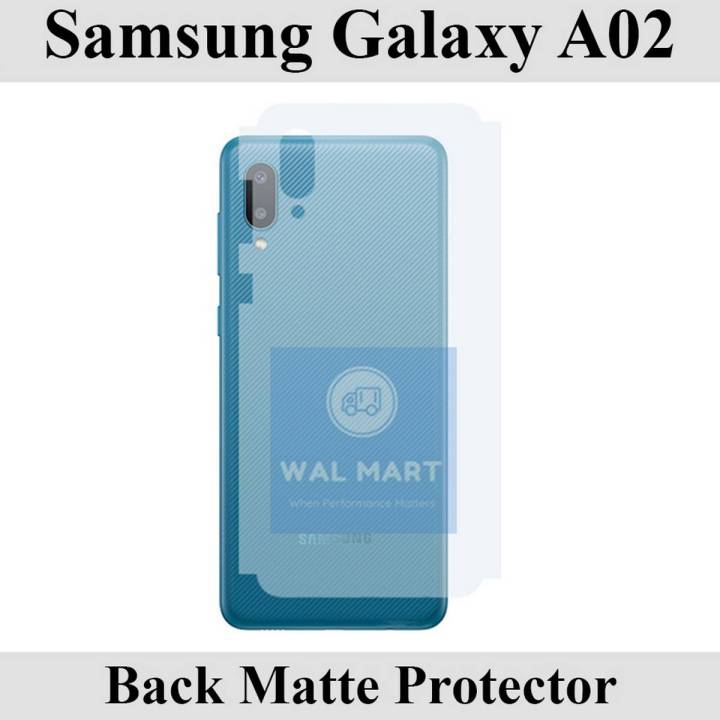 Samsung Galaxy A02 Back Matte Protector Soft Skin Sheet Soft Film Protector For Samsung Galaxy A02