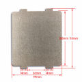 1/5/10Pcs Universal Microwave Oven Mica Sheet Wave Guide Waveguide Cover Sheet Plates Magnetron Cap 9.9x10.8cm. 