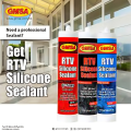 GMSA SILICONE 310ml Bottle - High-Quality RTV Silicone Sealant for Multipurpose Use - Ideal for Mirrors, Gaps, Cracks, and Sealing Applications - GMSA RTV Silicone Sealant 310ml Tube - Durable, Waterproof, and Flexible Silicone Bottle for Home, Office, an. 