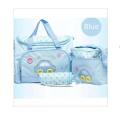 2 Button Car Design 4Pcs/Set High Quality Tote Baby Shoulder Diaper Bags Durable Nappy Bag Mummy Bag. 