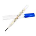 Mercury-Free Dual Scale Classic Traditional Glass Accuracy Thermometer 2ml Home Thermometer. 