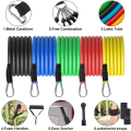 11-Piece Resistance Bands Set – Pull Rope Yoga & Fitness Elastic Bands with Handles, Ankle Straps & Door Anchor for Home & Gym Training – Blendzii Outleex®. 